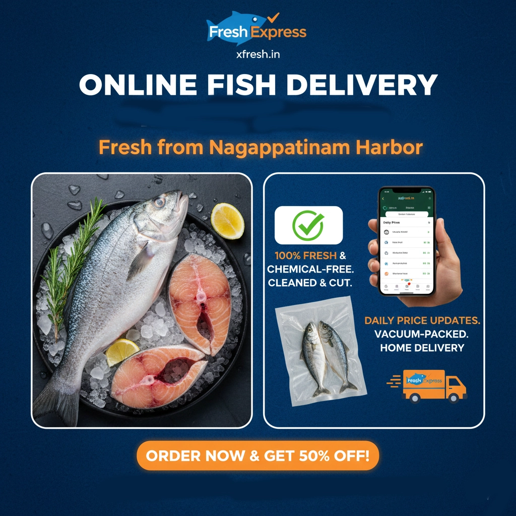 Fresh Express | Online Fish Delivery in Thanjavur xfresh.in
